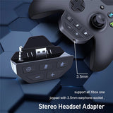For Xbox One X/S Controller Sound Enhancer Stereo Dongle Headset Audio Adapter