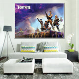 Fortnite Battle Royale Game Poster Wall Decor on Canvas