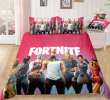 Fortnite Bedding Suit Quilt Cover Set - Soft and Fade Resistant