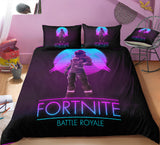 Fortnite Bedding Suit Quilt Cover Set - Soft and Fade Resistant