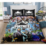Fortnite Bedding Suit Quilt Cover Set - Soft and Fade Resistant