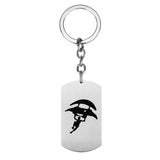 3pcs Game Fortnite Stainless Steel Dog Tag Pendant Keychain