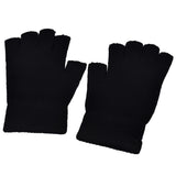 New Luminous Half-Finger Knitted Gloves for Men and Women