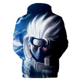 Fortnite Naruto Kakashi Hatake Hoodies 3D Printed Casual Jumper for Kids Teen Adult