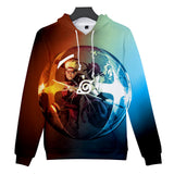 Fortnite Naruto Uzumaki Sasuke Uchiha Hoodies 3D Printed Casual Jumper