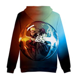 Fortnite Naruto Uzumaki Sasuke Uchiha Hoodies 3D Printed Casual Jumper