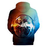 Fortnite Naruto Uzumaki Sasuke Uchiha Hoodies 3D Printed Casual Jumper