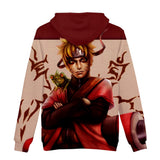 Fortnite Naruto Uzumaki Hoodies 3D Printed Casual Jumper for Kids Teen Adult