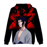 Fortnite Naruto Sasuke Uchiha Hoodies 3D Printed Casual Jumper for Kids Teen Adult
