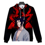 Fortnite Naruto Sasuke Uchiha Hoodies 3D Printed Casual Jumper for Kids Teen Adult