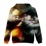 Fortnite Naruto Uzumaki Sasuke Uchiha Hoodies 3D Printed Casual Jumper