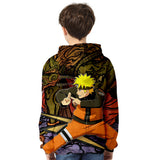 Fortnite Naruto Uzumaki Hoodies 3D Printed Casual Jumper for Kids Teen Adult