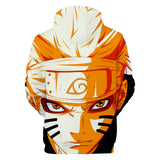 Fortnite Naruto Uzumaki Hoodies 3D Printed Casual Jumper for Kids Teen Adult