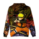 Fortnite Naruto Uzumaki Hoodies 3D Printed Casual Jumper for Kids Teen Adult