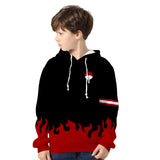 Fortnite Naruto Hoodies 3D Printed Casual Jumper for Kids Teen Adult