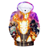 Fortnite Naruto Uzumaki Hoodies 3D Printed Casual Jumper for Kids Teen Adult