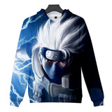 Fortnite Naruto Kakashi Hatake Hoodies 3D Printed Casual Jumper for Kids Teen Adult