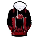Anime Naruto Hoodies 3D Printed Casual Jumper for Kids Teen Adult