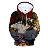 Fortnite Naruto Sasuke Uchiha Hoodies 3D Printed Casual Jumper for Kids Teen Adult