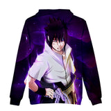 Fortnite Naruto Sasuke Uchiha Hoodies 3D Printed Casual Jumper for Kids Teen Adult