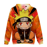 Fortnite Naruto Uzumaki Hoodies 3D Printed Casual Jumper for Kids Teen Adult