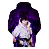 Fortnite Naruto Sasuke Uchiha Hoodies 3D Printed Casual Jumper for Kids Teen Adult