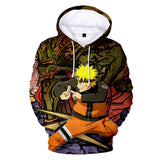 Fortnite Naruto Uzumaki Hoodies 3D Printed Casual Jumper for Kids Teen Adult