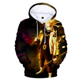 Fortnite Naruto Uzumaki Hoodies 3D Printed Casual Jumper for Kids Teen Adult
