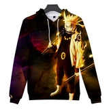 Fortnite Naruto Uzumaki Hoodies 3D Printed Casual Jumper for Kids Teen Adult