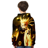Fortnite Naruto Uzumaki Hoodies 3D Printed Casual Jumper for Kids Teen Adult