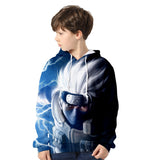 Fortnite Naruto Kakashi Hatake Hoodies 3D Printed Casual Jumper for Kids Teen Adult