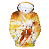 Fortnite Naruto Uzumaki Hoodies 3D Printed Casual Jumper for Kids Teen Adult
