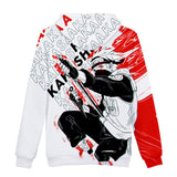 Fortnite Naruto Kakashi Hatake Hoodies 3D Printed Casual Jumper for Kids Teen Adult