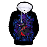 Fortnite Naruto Itachi Uchiha Hoodies 3D Printed Casual Jumper for Kids Teen Adult