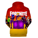 Fortnite Naruto Uzumaki Hoodies 3D Printed Casual Jumper for Kids Teen Adult