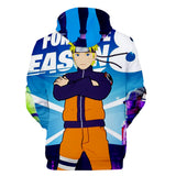 Fortnite Naruto Uzumaki Hoodies 3D Printed Casual Jumper for Kids Teen Adult