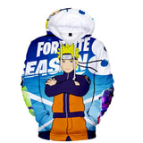 Fortnite Naruto Uzumaki Hoodies 3D Printed Casual Jumper for Kids Teen Adult