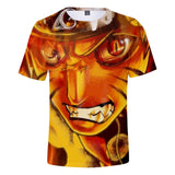 Fortnite Naruto Uzumaki T-shirts Sports Summer Top Tees Xmas Birthday Gift