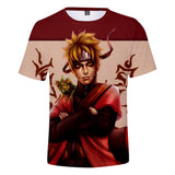 Fortnite Naruto Uzumaki T-shirts Sports Summer Top Tees Xmas Birthday Gift