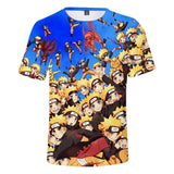 Fortnite Naruto Uzumaki T-shirts Sports Summer Top Tees Xmas Birthday Gift