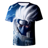 Fortnite Naruto Kakashi Hatake T-shirts Sports Summer Top Tees Xmas Birthday Gift