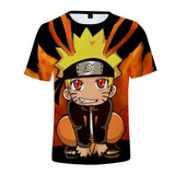 Fortnite Naruto Uzumaki T-shirts Sports Summer Top Tees Xmas Birthday Gift