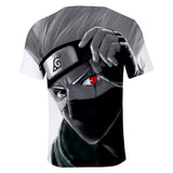 Fortnite Naruto Kakashi Hatake T-shirts Sports Summer Top Tees Xmas Birthday Gift