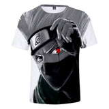Fortnite Naruto Kakashi Hatake T-shirts Sports Summer Top Tees Xmas Birthday Gift