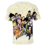 Fortnite Naruto 3D Print T-shirts Sports Summer Top Tees for Kids Teens Adults