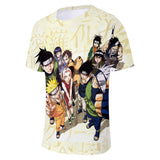 Fortnite Naruto 3D Print T-shirts Sports Summer Top Tees for Kids Teens Adults
