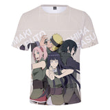 Fortnite Naruto 3D Print T-shirts Sports Summer Top Tees for Kids Teens Adults