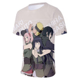 Fortnite Naruto 3D Print T-shirts Sports Summer Top Tees for Kids Teens Adults