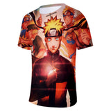 Fortnite Naruto Uzumaki T-shirts Sports Summer Top Tees Xmas Birthday Gift