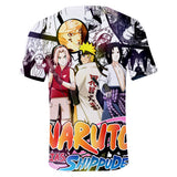 Fortnite Naruto 3D Print T-shirts Sports Summer Top Tees for Kids Teens Adults